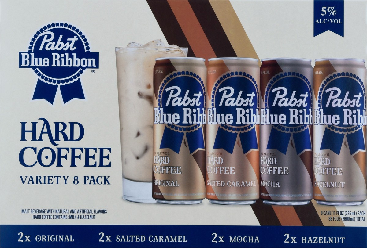 slide 5 of 13, Pabst Blue Ribbon Hard Coffee Variety Pack, 8 cans / 11 fl oz