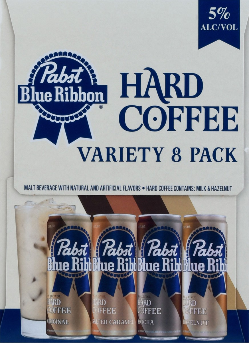 slide 7 of 13, Pabst Blue Ribbon Hard Coffee Variety Pack, 8 cans / 11 fl oz