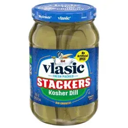 Vlasic Kosher Dill Stackers Pickles 16 fl oz