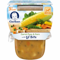 slide 1 of 1, Gerber Lil Bits Carrot Pea Corn Baby Food, 10 oz