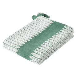 Room & Retreat Slubby Woven Throw, 50 In X 70 In, Green