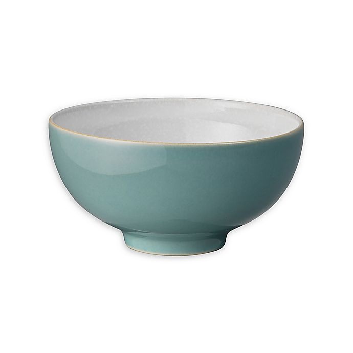 slide 1 of 2, Denby Elements Rice Bowl - Fern Green, 1 ct