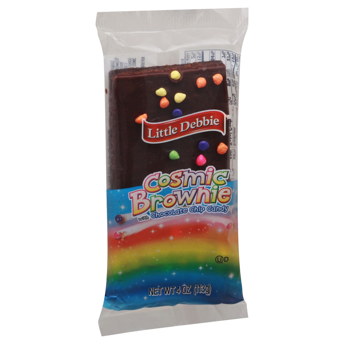 slide 9 of 9, Little Debbie Cosmic Brownie with Chocolate Chip Candy 4 oz, 4 oz