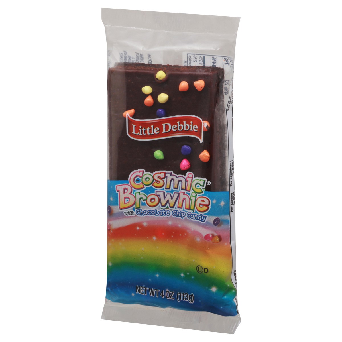 slide 5 of 9, Little Debbie Cosmic Brownie with Chocolate Chip Candy 4 oz, 4 oz