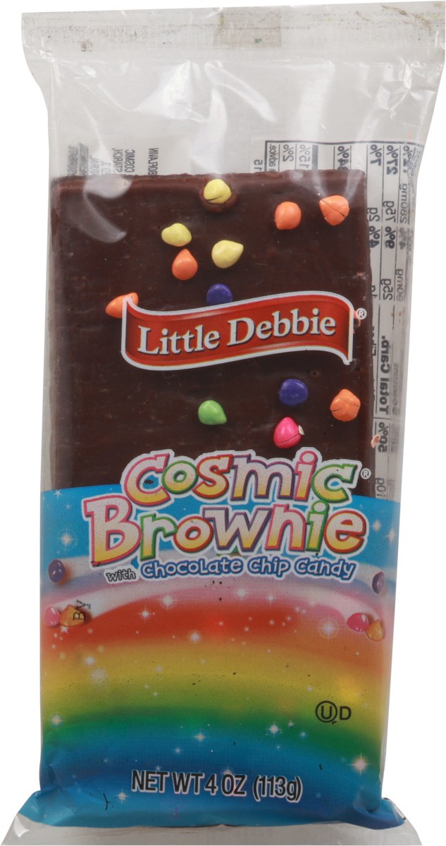 slide 3 of 9, Little Debbie Cosmic Brownie with Chocolate Chip Candy 4 oz, 4 oz