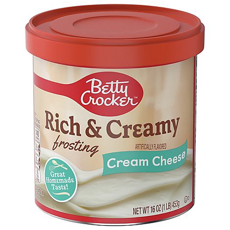 slide 1 of 1, Betty Crocker Frosting Rich & Creamy Cream Cheese - 16 Oz, 16 oz