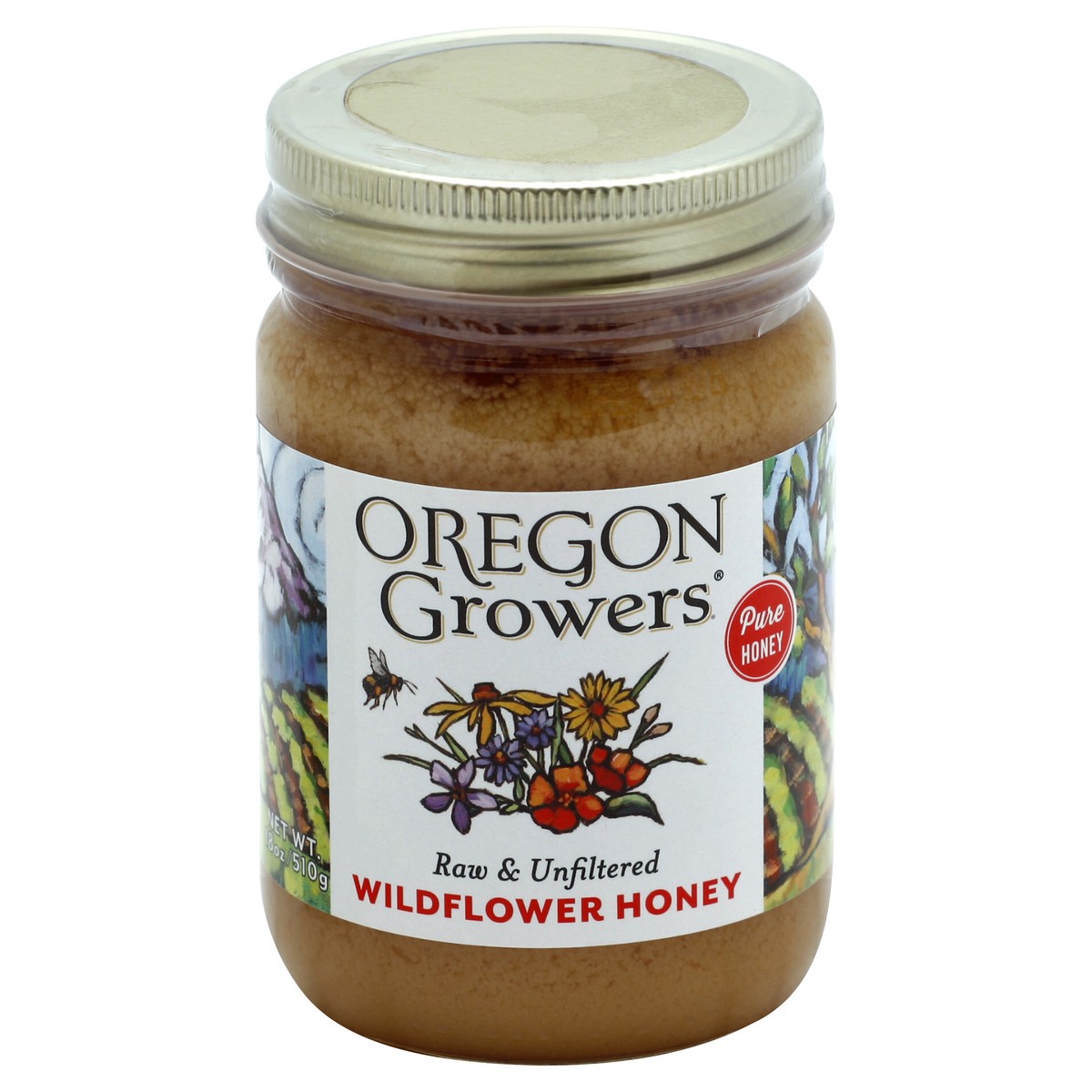 slide 3 of 8, Oregon Growers Honey 18 oz, 18 oz