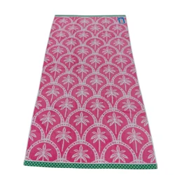 Sol Borne Jacq Towel Arch Palm Pink 36 in x 72 in