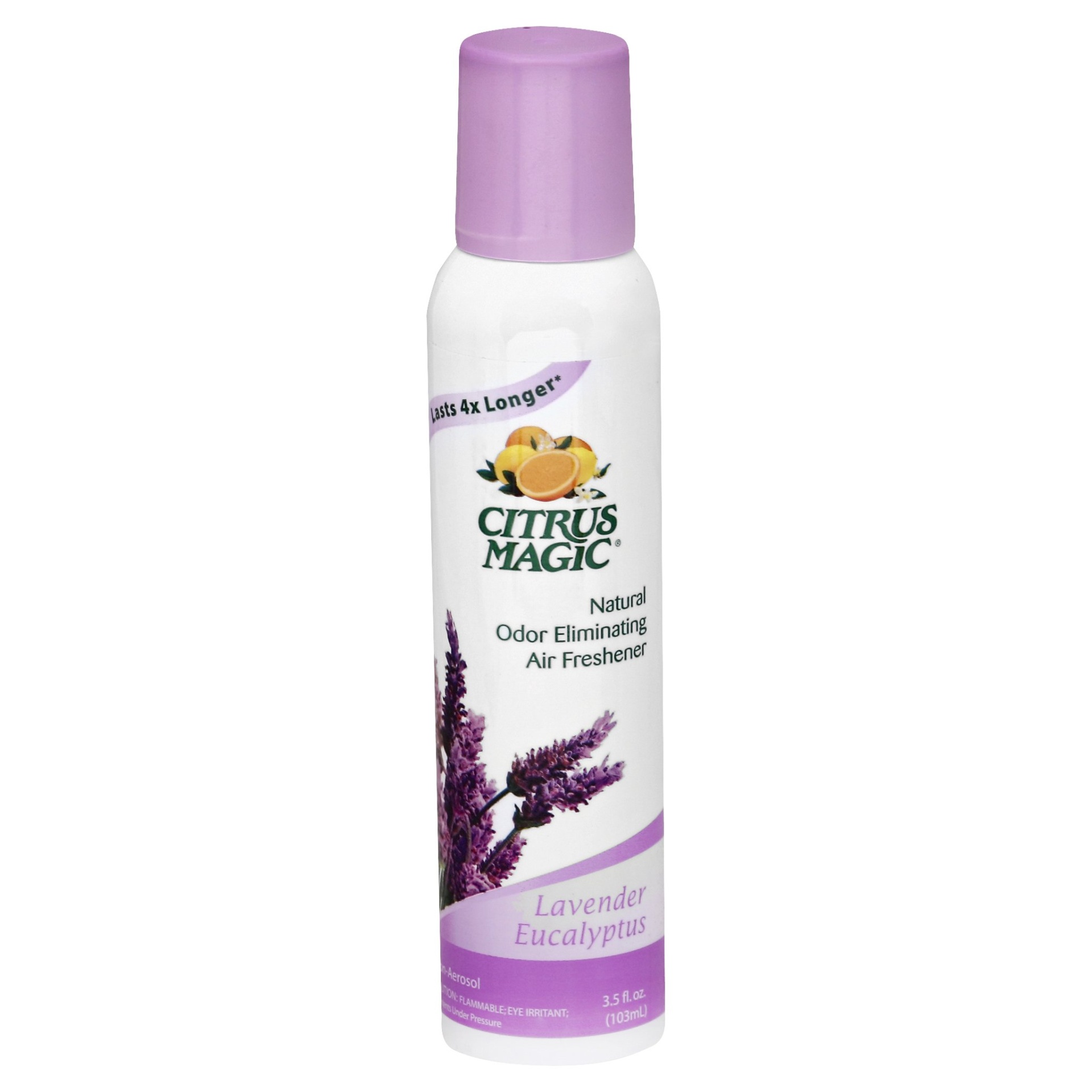 slide 1 of 1, Citrus Magic Lavender Eucalyptus Air Freshener Spray, 3.5 oz