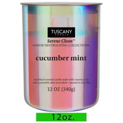 Tuscany Candle Tuscany Serene Cucumber Mint