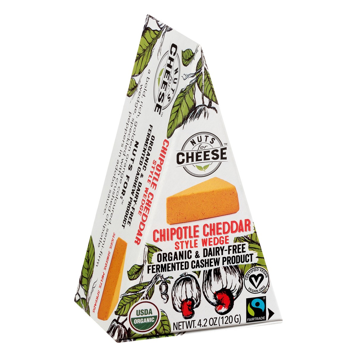 slide 4 of 13, Nuts for Cheese Chipotle Cheddar Dairy-Free Cheese, 4.23 oz
