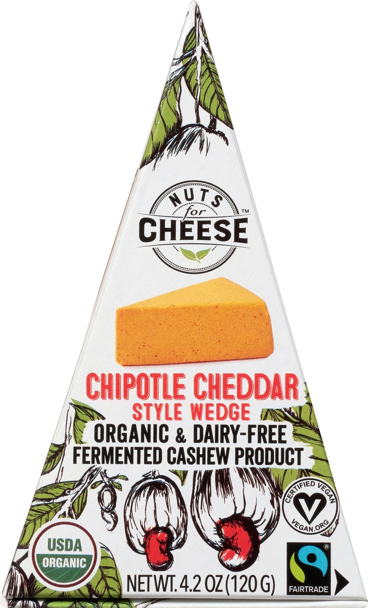 slide 3 of 13, Nuts for Cheese Chipotle Cheddar Dairy-Free Cheese, 4.23 oz