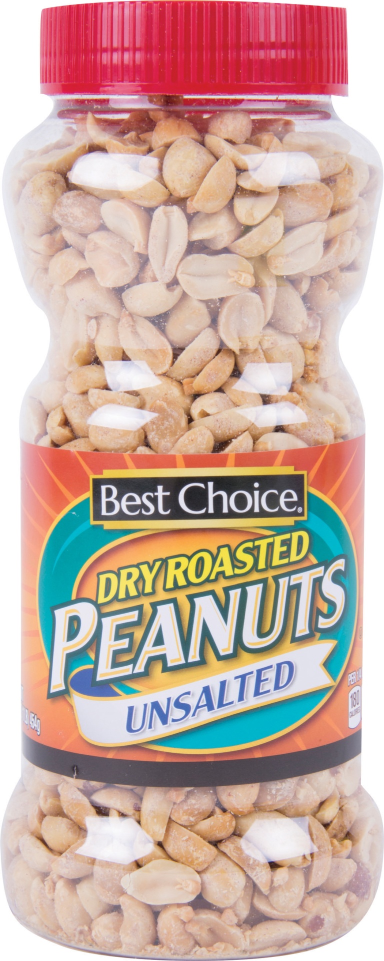 slide 1 of 1, Best Choice Dry Roasted Unsalted Peanuts, 16 oz