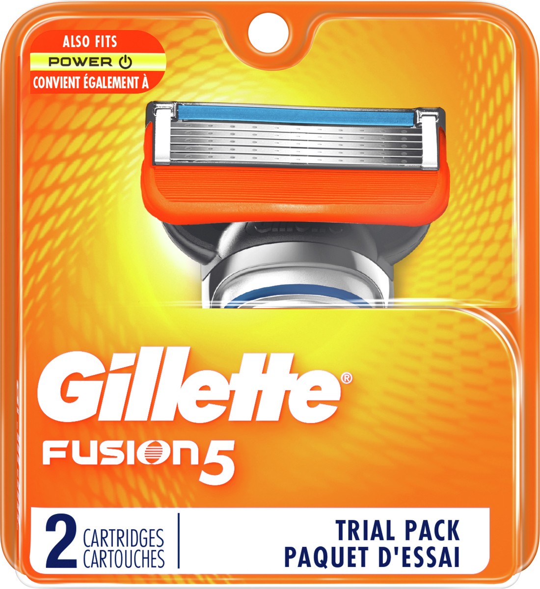 slide 3 of 3, Gillette Fusion5 Men's Razor Blade Refills, 2 Count, 2 ct