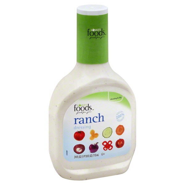 slide 1 of 1, Lowes Foods Dressing Ranch, 24 oz