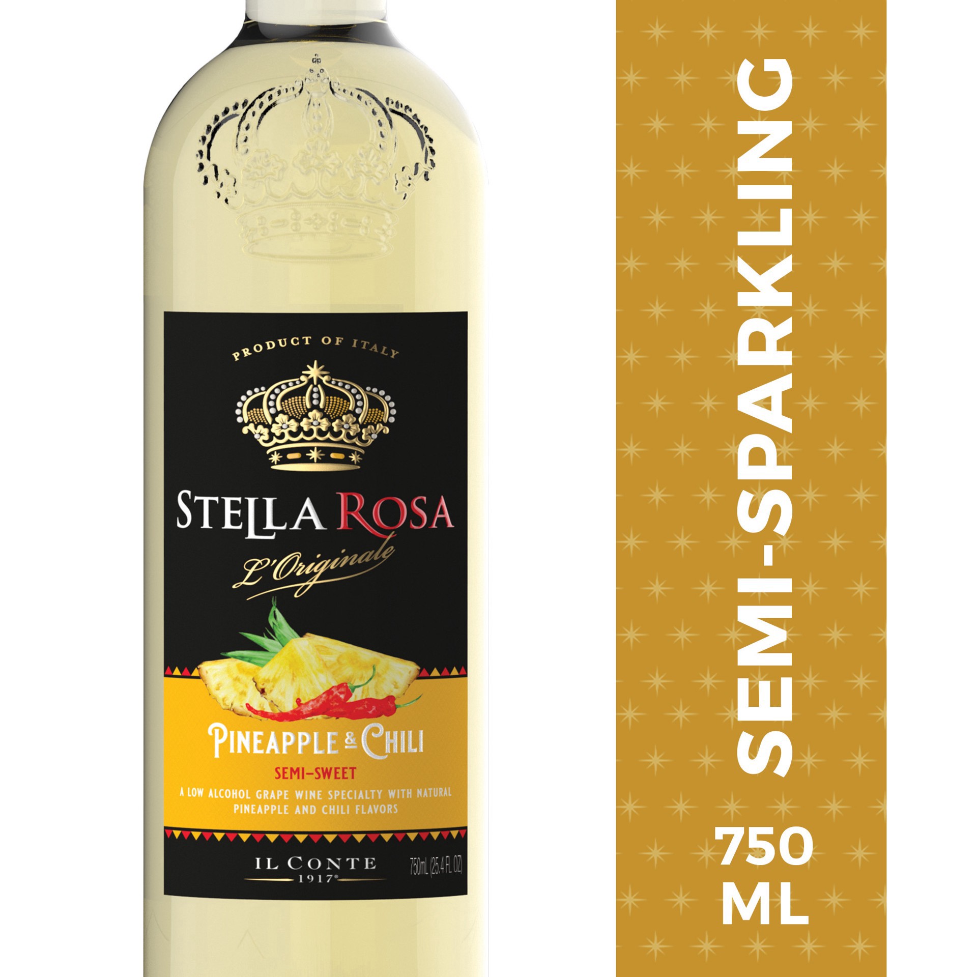 slide 2 of 3, Stella Rosa Semi-Sweet Pineapple & Chili Wine 25.4 fl oz, 25.4 fl oz