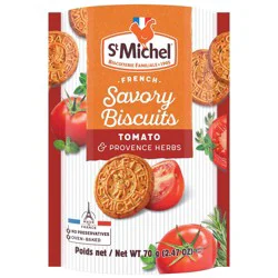 St Michel Savory Biscuits - Tomato & Provence Herbs