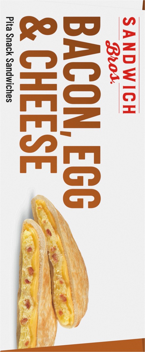 slide 2 of 13, Sandwich Bros. Sandwich Bros Bacon, Egg and Cheese, Frozen Breakfast Sandwich, 6 Count, 15 oz, 15 oz