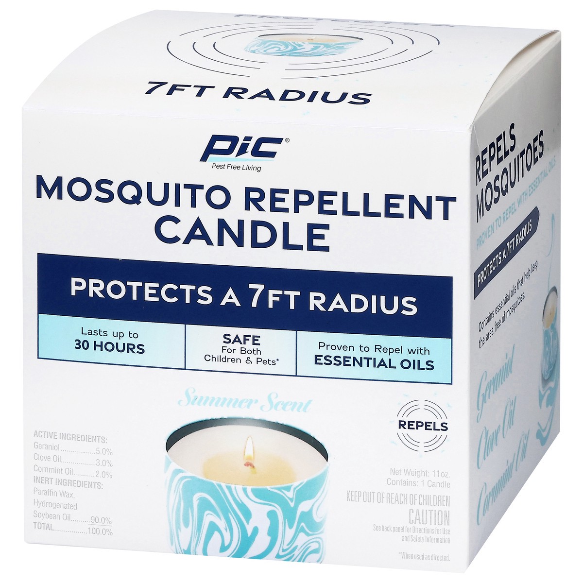 slide 4 of 4, PIC Summer Scent Mosquito Repellent Candle 1 Each, 1 ct