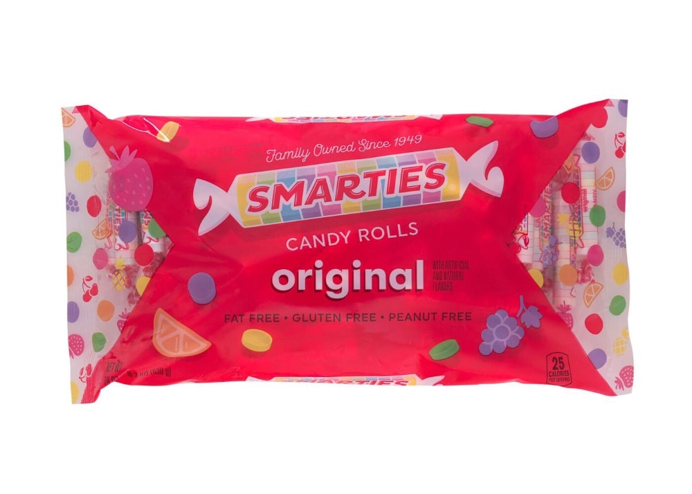 slide 1 of 1, Smarties Original Candy Rolls Value Bag, 19 oz