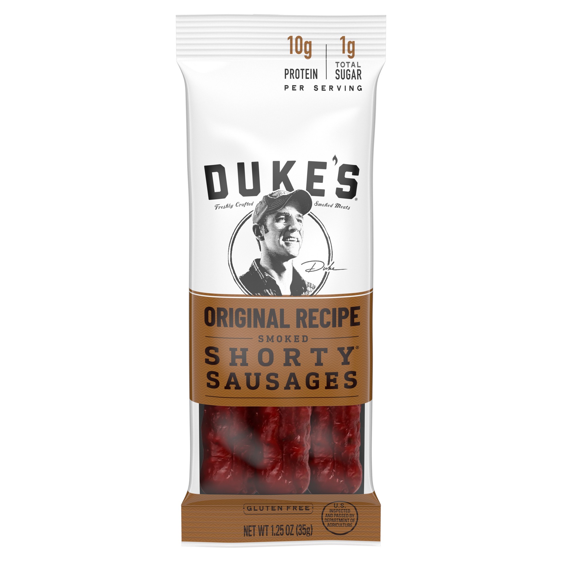 slide 1 of 5, Duke's Original Recipe Smoked Shorty Sausages, 1.25 oz., 1.25 oz