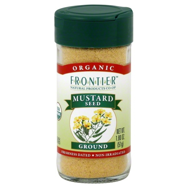 slide 1 of 1, Frontier Organic Ground Yellow Mustard, 1.8 oz