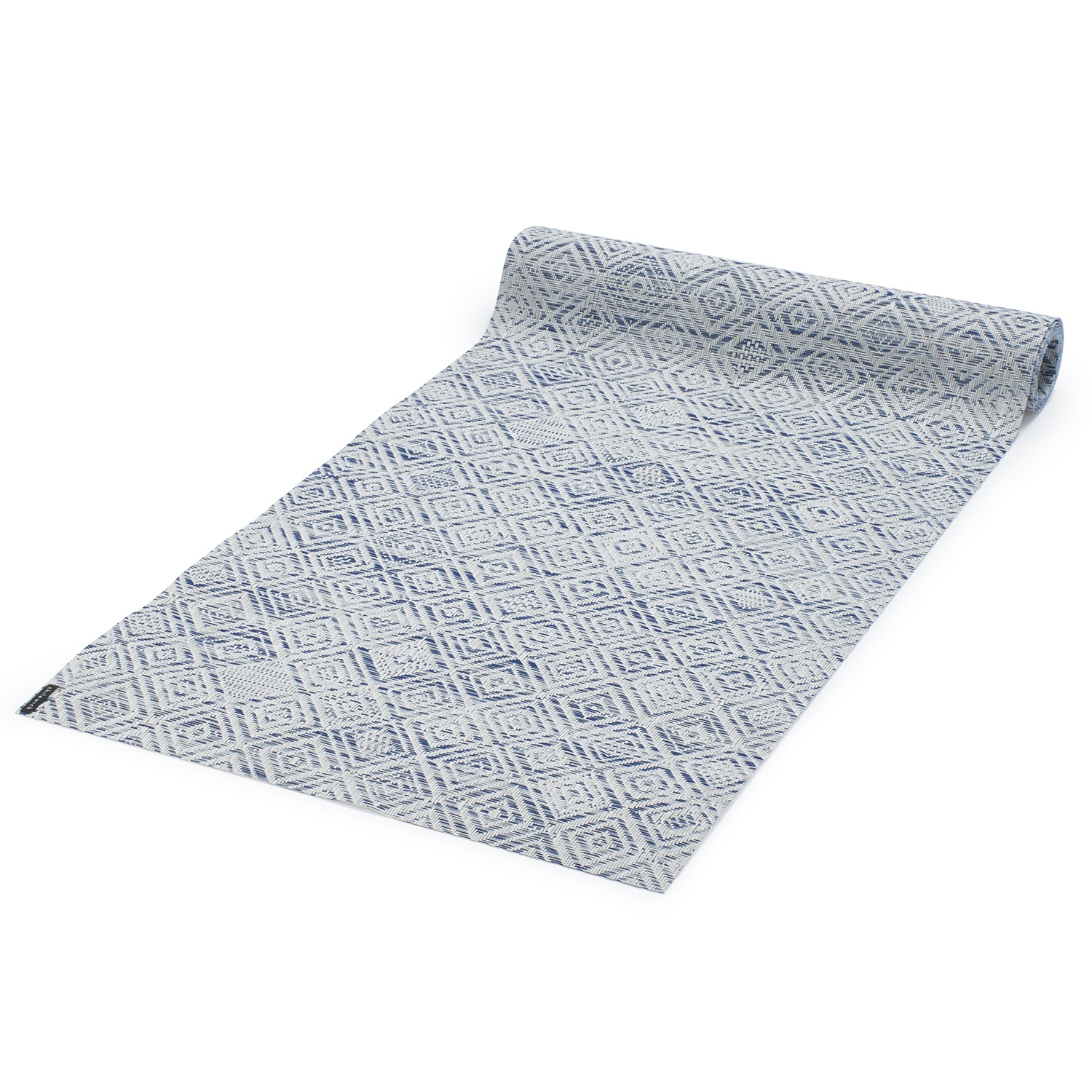 slide 1 of 1, Chilewich Mosaic Table Runner, Gray, 72 in x 14 in