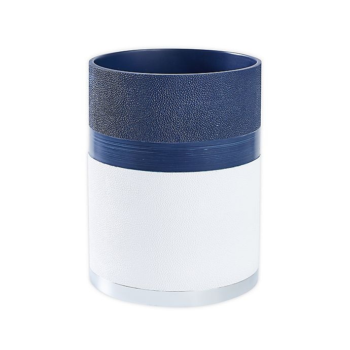 slide 1 of 1, Vince Camuto Lyon Wastebasket - Blue, 1 ct