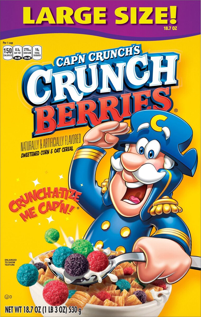 slide 2 of 10, Cap'n Crunch Cereal, 18.7 oz