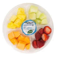 Small Fruit Tray With Dip
