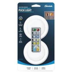 Westek Adjustable Puck Lights - White