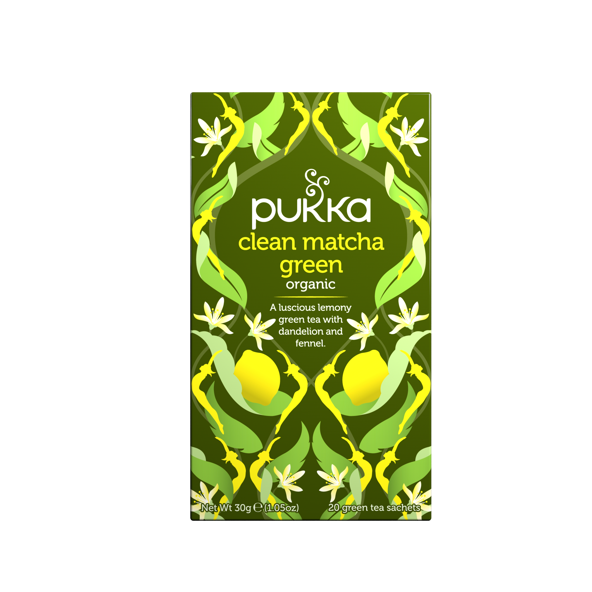 slide 4 of 4, Pukka Organic Herbal Tea Clean Matcha Green, 20 Tea Bags, 20 ct