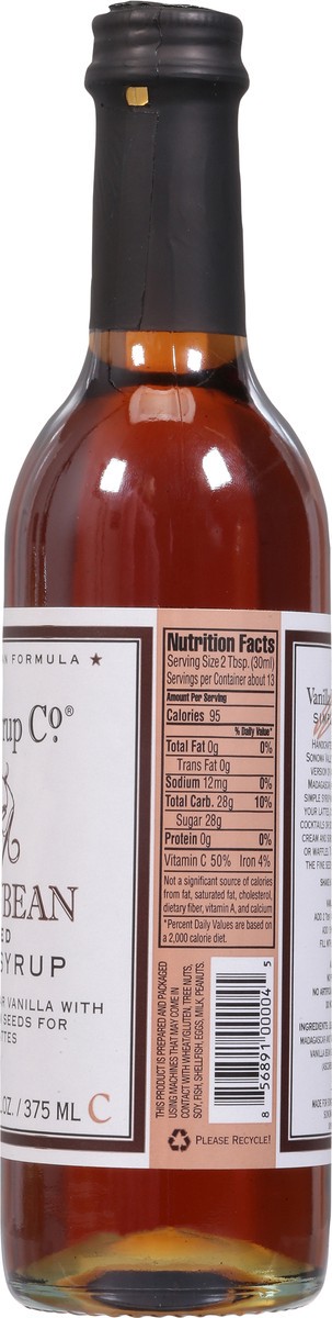 slide 4 of 13, Sonoma Syrup Co. Vanilla Bean Infused Simple Syrup 12.7 fl oz, 1 ct