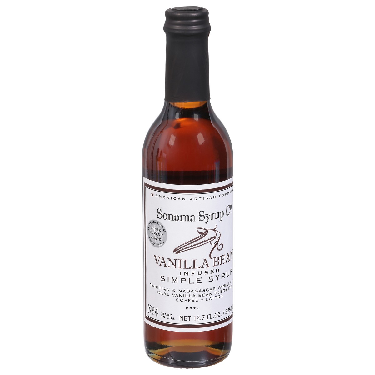 slide 6 of 13, Sonoma Syrup Co. Vanilla Bean Infused Simple Syrup 12.7 fl oz, 1 ct