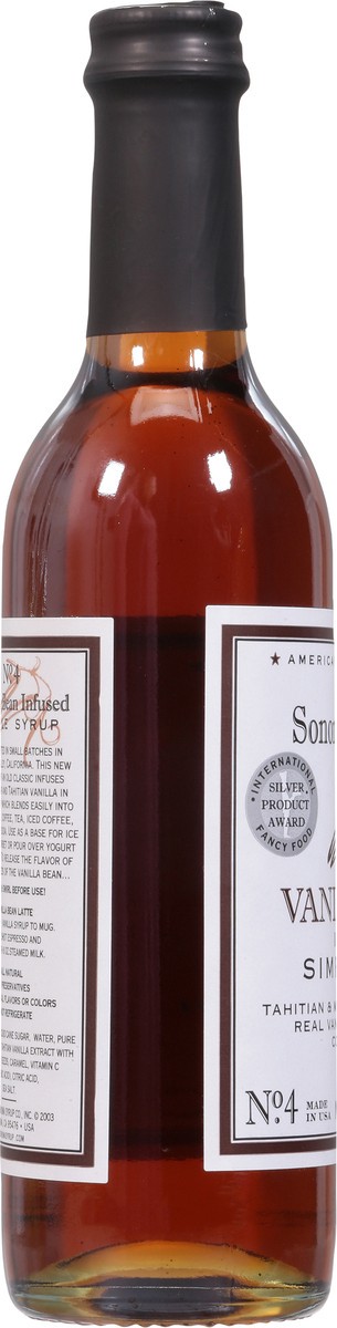 slide 9 of 13, Sonoma Syrup Co. Vanilla Bean Infused Simple Syrup 12.7 fl oz, 1 ct