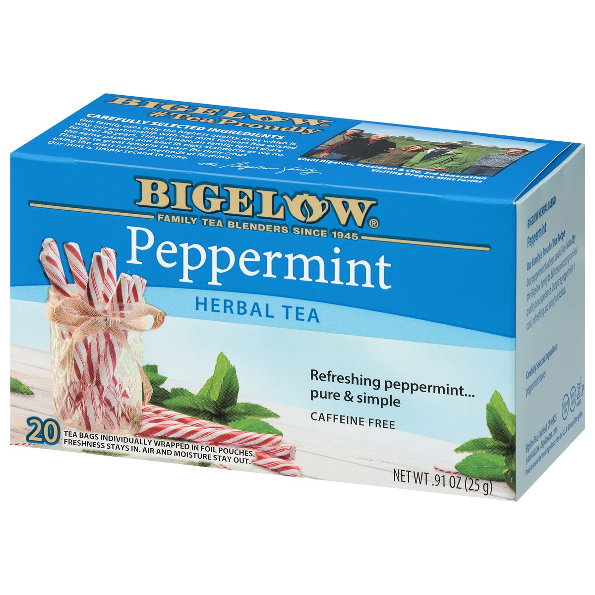 slide 2 of 9, Bigelow Peppermint Tea, 20 ct