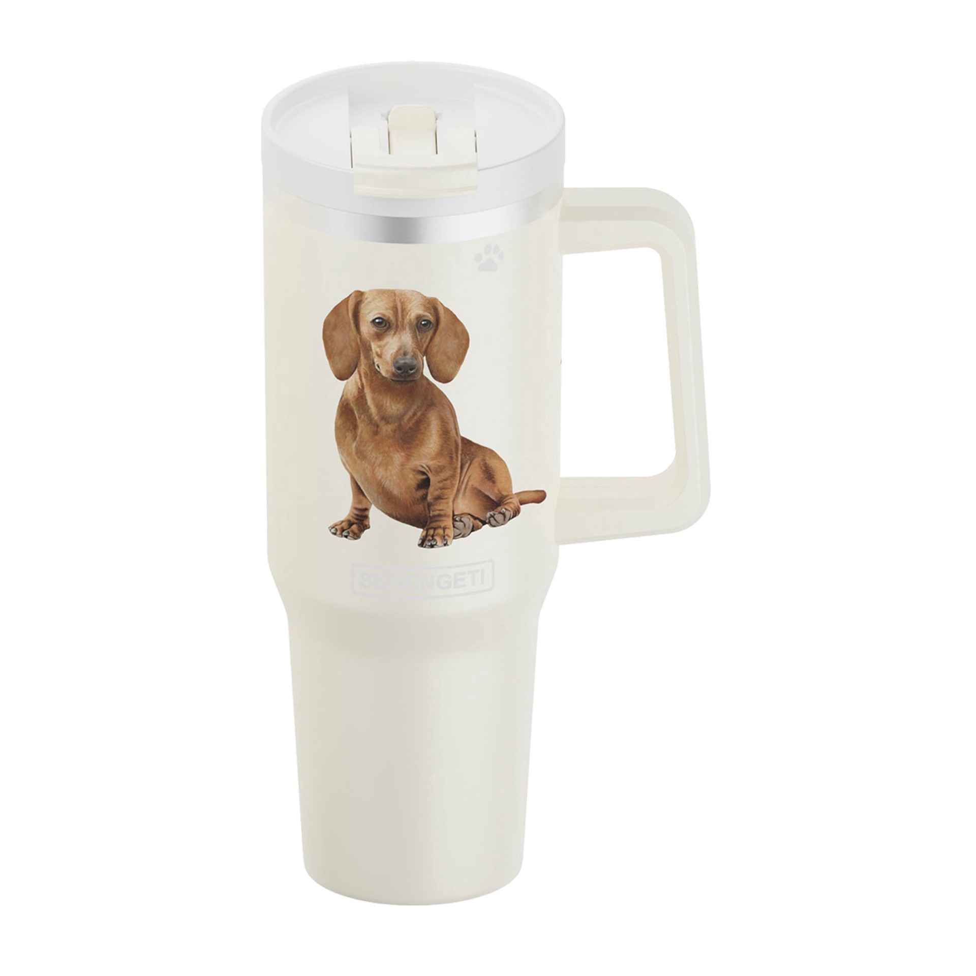 slide 1 of 1, E&S Pets Red Dachshund Ultimate Stainless Steel Mug, 40 oz., 40 oz