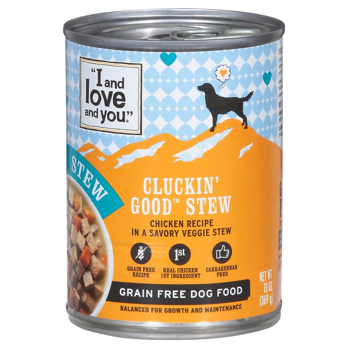 slide 3 of 9, I&love&you Dog Canned Food, Cluckin' Good Stew, 13 oz