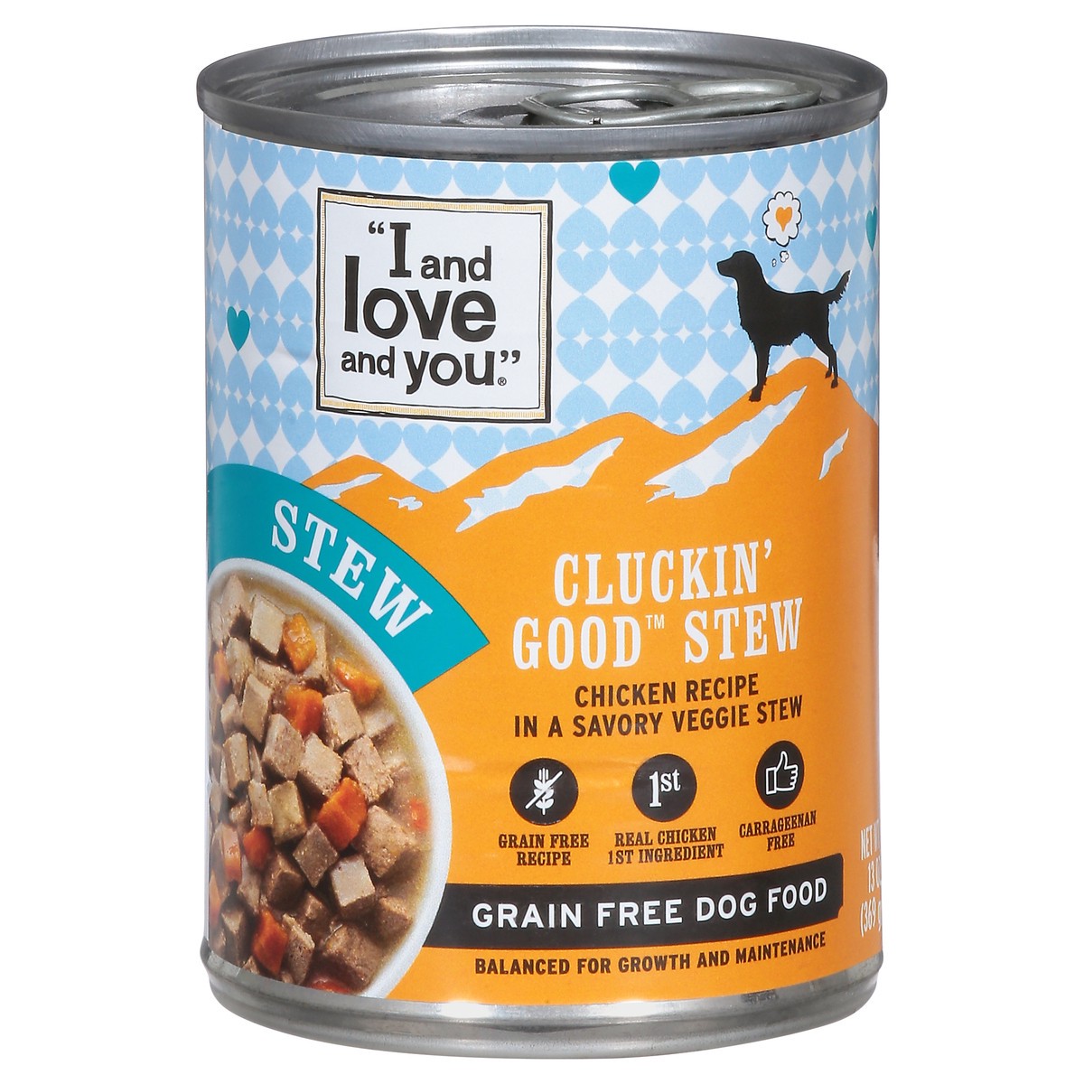 slide 1 of 9, I&love&you Dog Canned Food, Cluckin' Good Stew, 13 oz