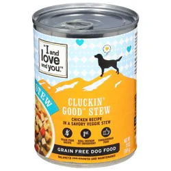 I and Love and You Grain Free Cluckin' Good Stew Dog Food 13 oz