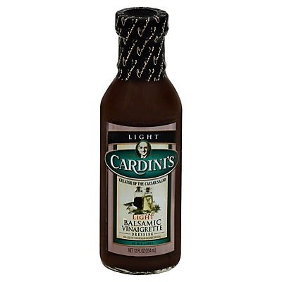 slide 1 of 2, Cardini's Light Balsamic Vinaigrette Dressing, 12 oz