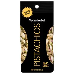 Wonderful Pistachios, In Shell Roasted & Lightly Salted Pistachios, 8 oz Bag