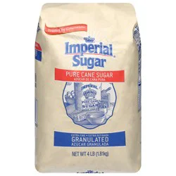 Imperial Sugar Granulated Pure Cane Sugar 4 lb