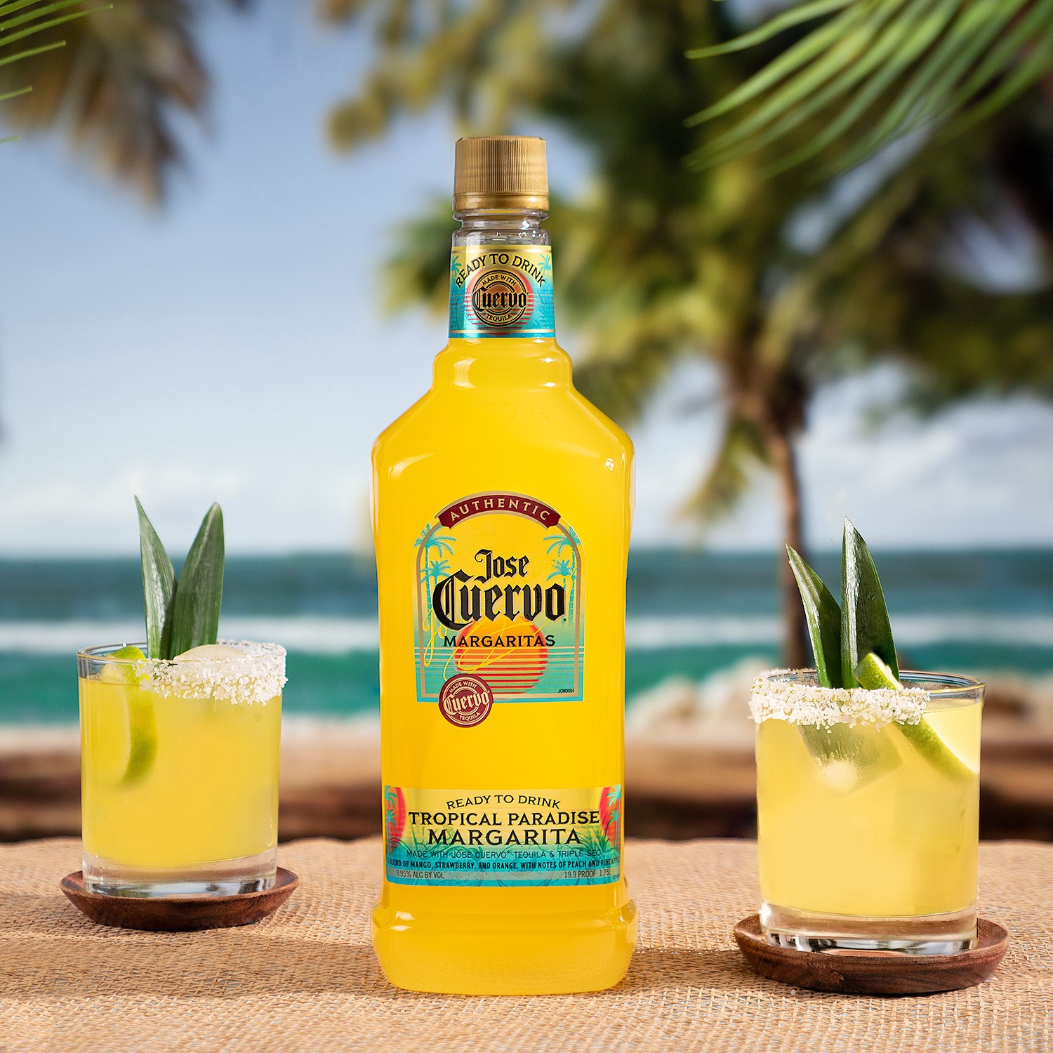 slide 9 of 9, Jose Cuervo Authentic Tropical Paradise Margatita Cocktail Mixer 1.75 l, 1.75 liter
