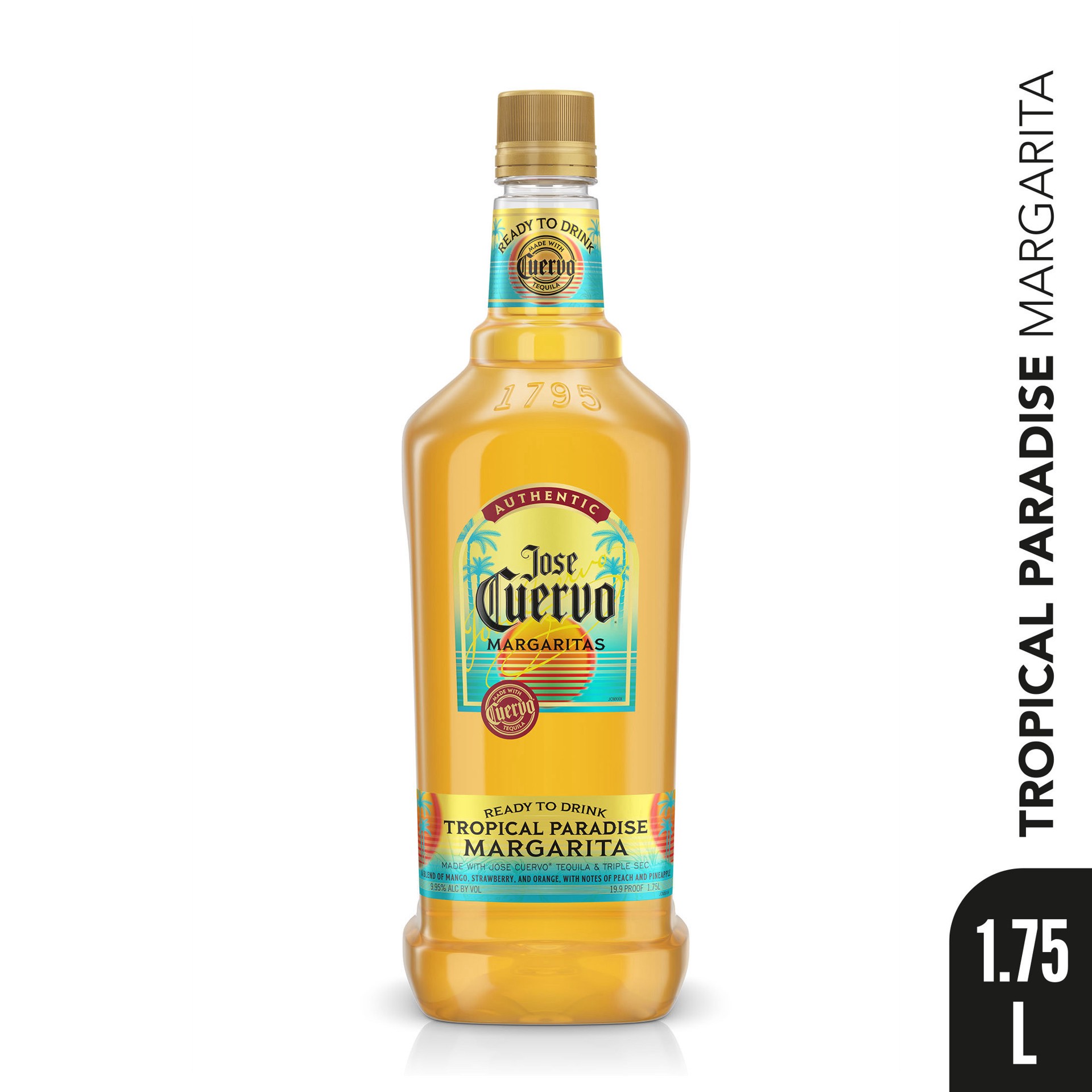 slide 6 of 9, Jose Cuervo Authentic Tropical Paradise Margatita Cocktail Mixer 1.75 l, 1.75 liter