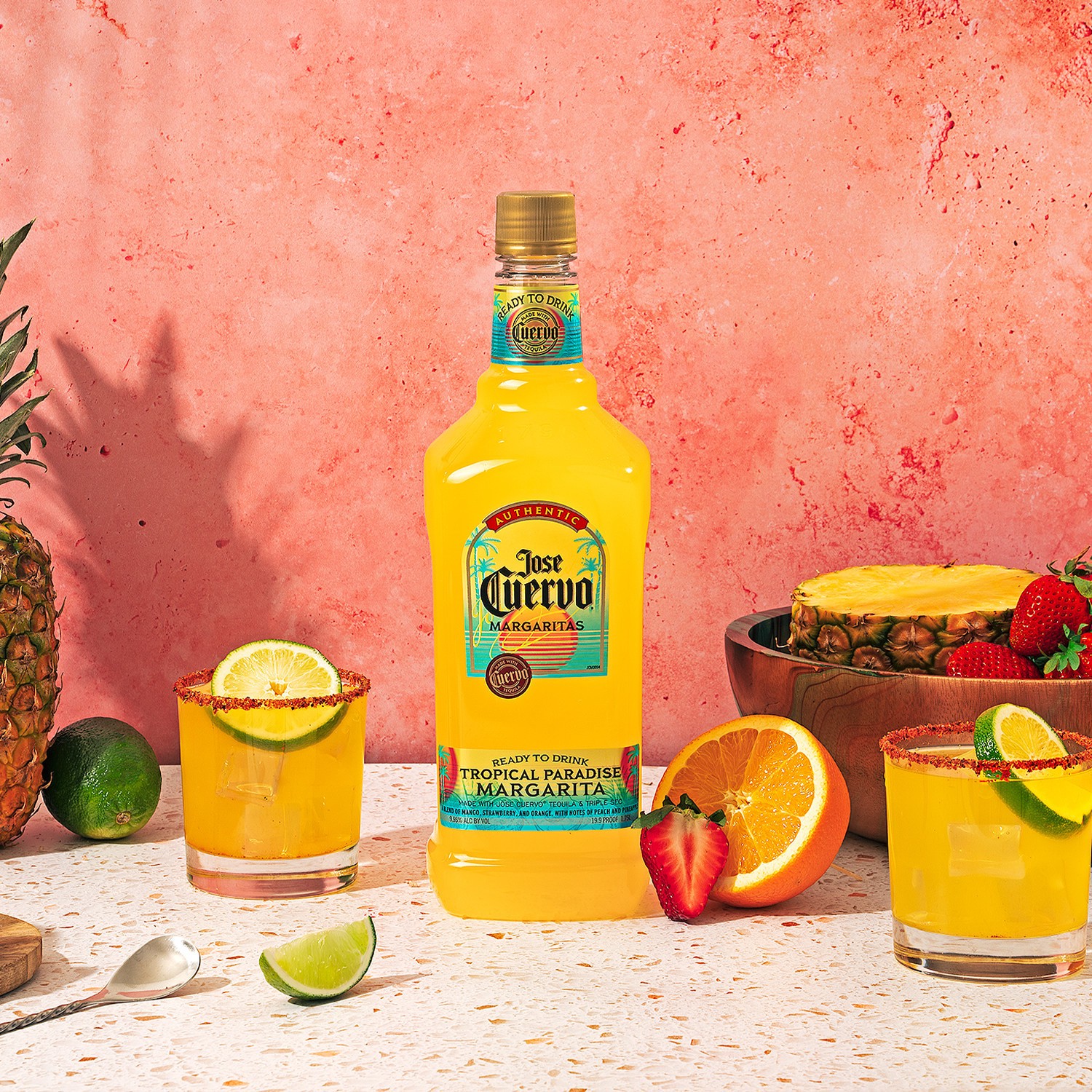 slide 8 of 9, Jose Cuervo Authentic Tropical Paradise Margatita Cocktail Mixer 1.75 l, 1.75 liter