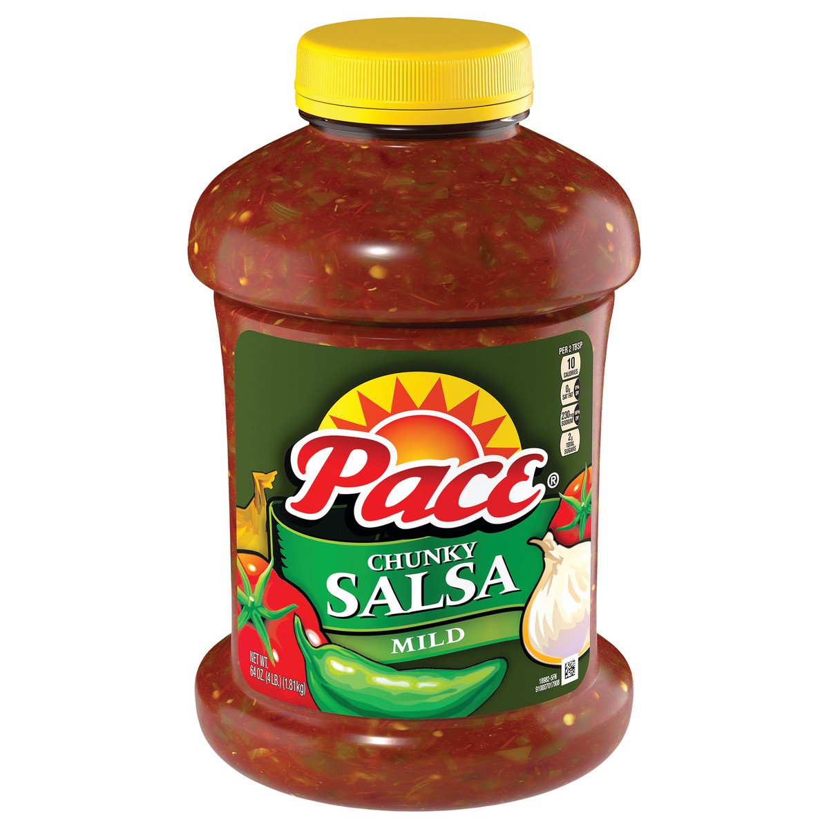 slide 1 of 5, Pace Mild Chunky Salsa 64 oz, 64 oz