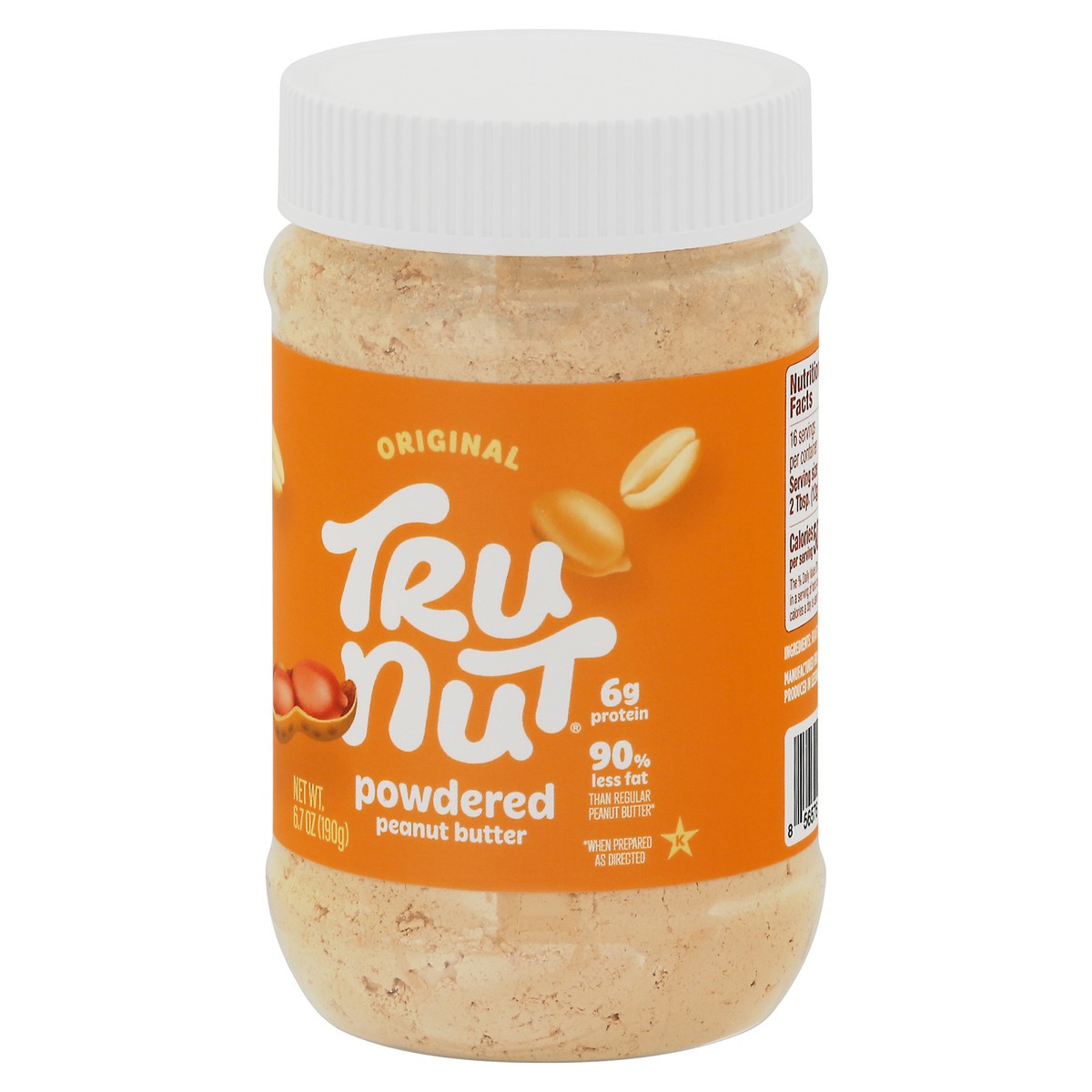 slide 3 of 9, Tru-Nut Powdered Original Peanut Butter 6.7 oz, 6.7 oz