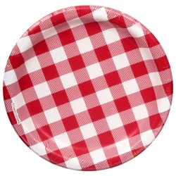 Party Creations Classic Gingham Luncheon Plates