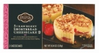 slide 1 of 1, Private Selection Frozen Strawberry Shortbread Cheesecake, 2 ct; 4.02 oz